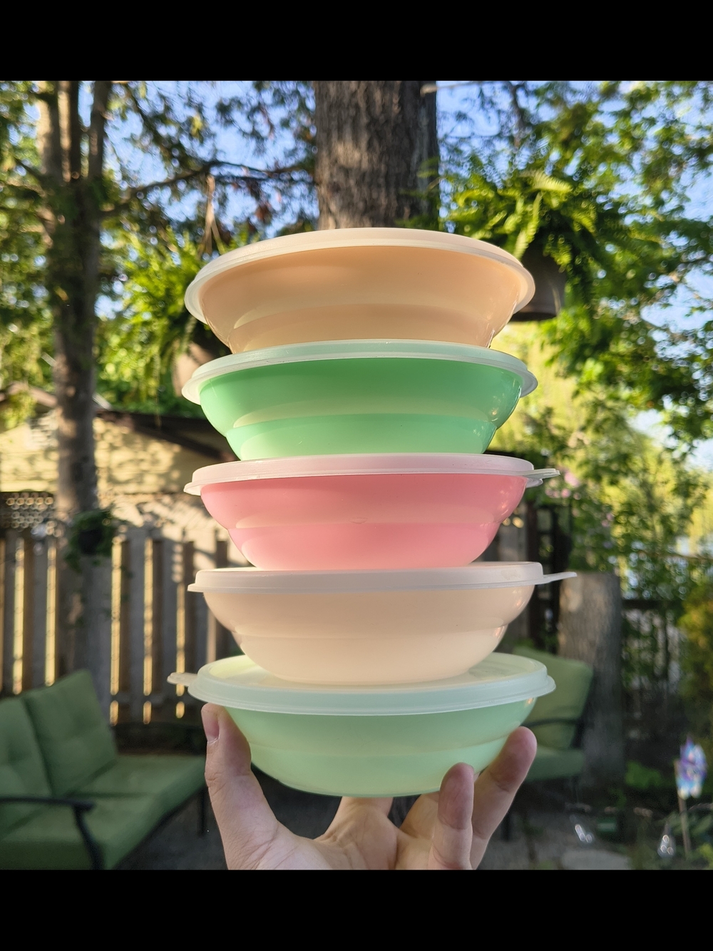 Vintage Tupperware Wonderlier Bowl Set